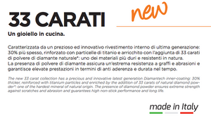 Barazzoni 33 Carati🇮🇹 padella antiaderente cm.32. Made in Italy se