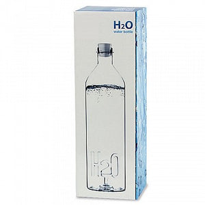 Balvi. Bottiglia in vetro borosilicato litri 1,2 con decoro all'interno.