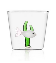 Load image into Gallery viewer, Ichendorf Tumbler Marine Garden - Pesce bianco Alga verde
