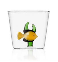 Load image into Gallery viewer, Ichendorf Tumbler Marine Garden - Pesce giallo Alga verde
